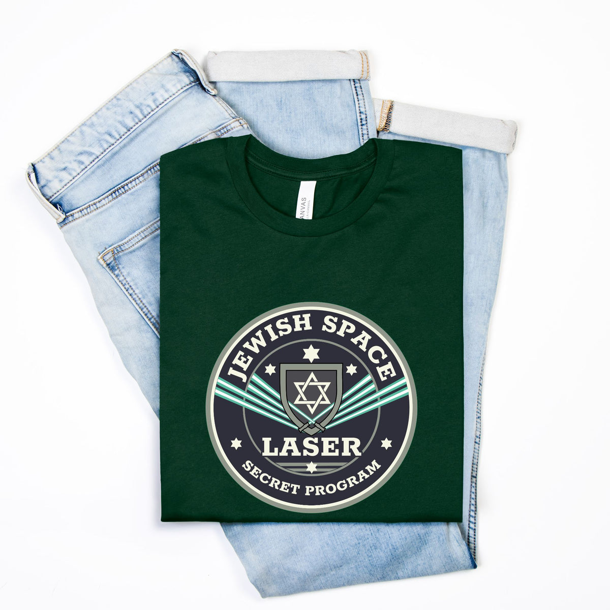 Jewish Space Laser - The Original Secret Program T-Shirt | 🪬 Nova Nostalgia Original Design