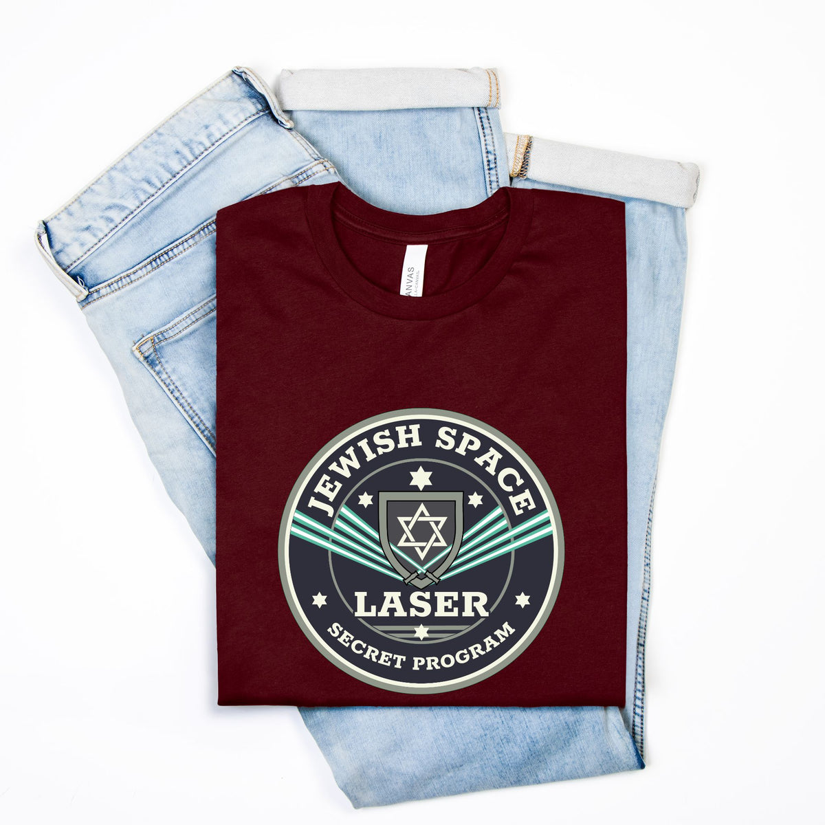 Jewish Space Laser - The Original Secret Program T-Shirt | 🪬 Nova Nostalgia Original Design
