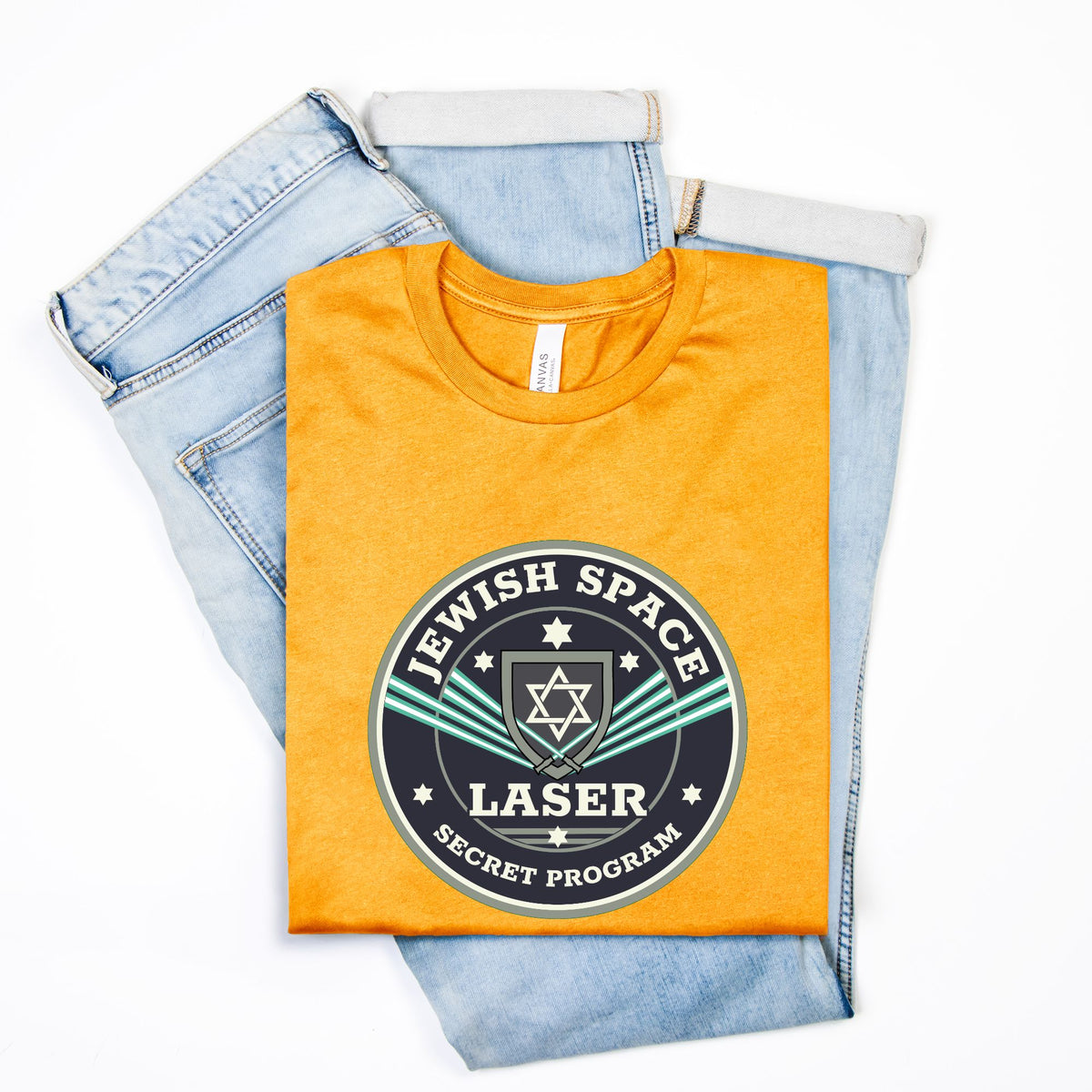 Jewish Space Laser - The Original Secret Program T-Shirt | 🪬 Nova Nostalgia Original Design