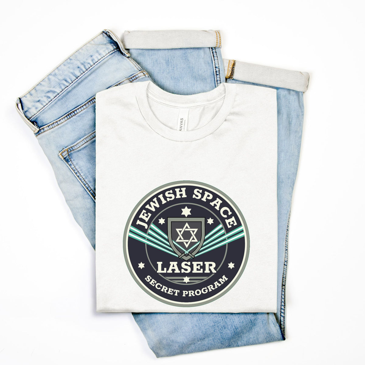 Jewish Space Laser - The Original Secret Program T-Shirt | 🪬 Nova Nostalgia Original Design