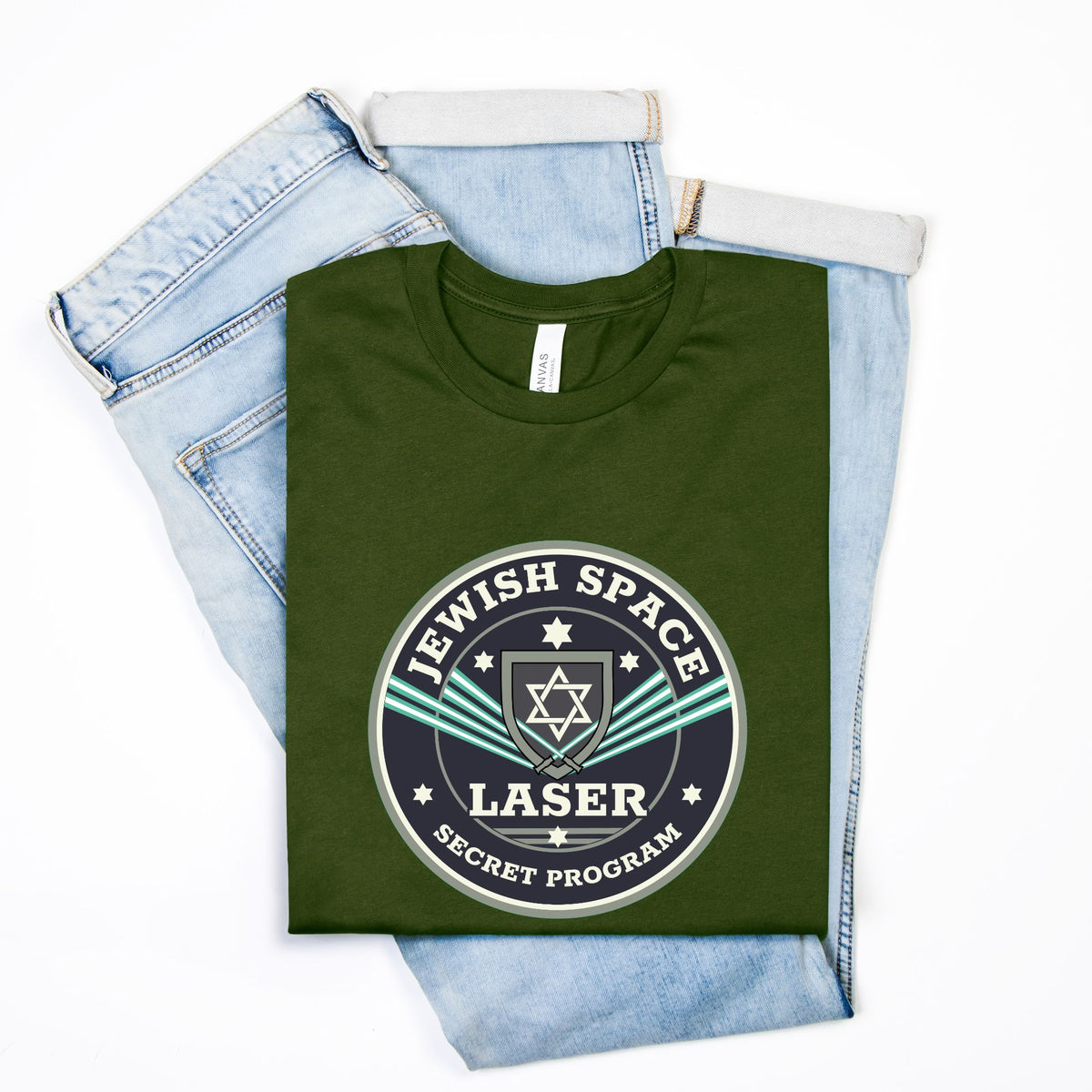 Jewish Space Laser - The Original Secret Program T-Shirt | 🪬 Nova Nostalgia Original Design
