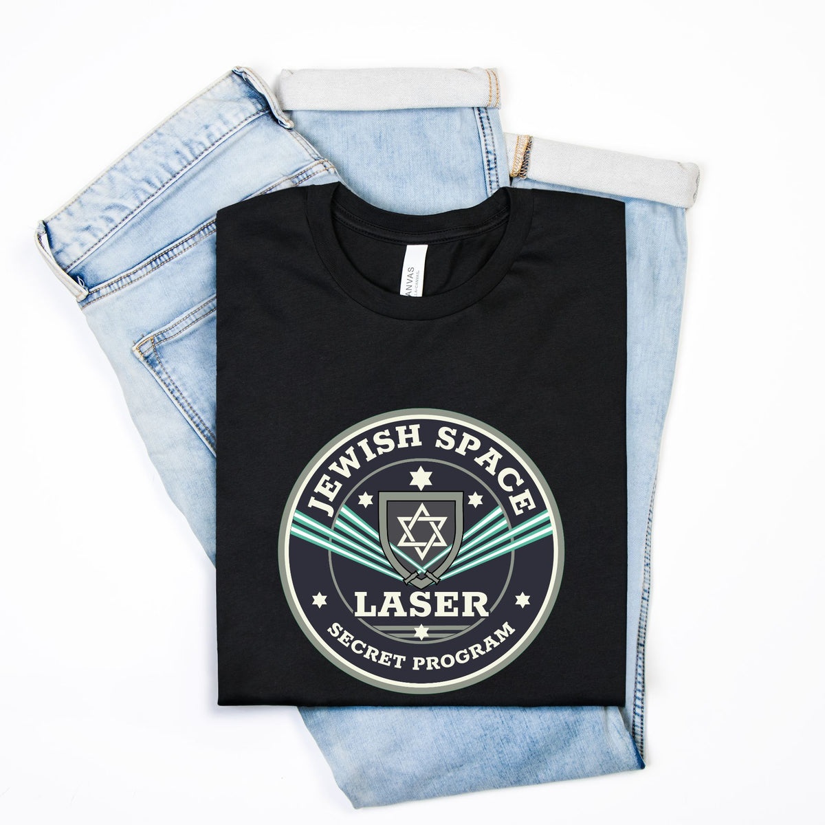 Jewish Space Laser - The Original Secret Program T-Shirt | 🪬 Nova Nostalgia Original Design