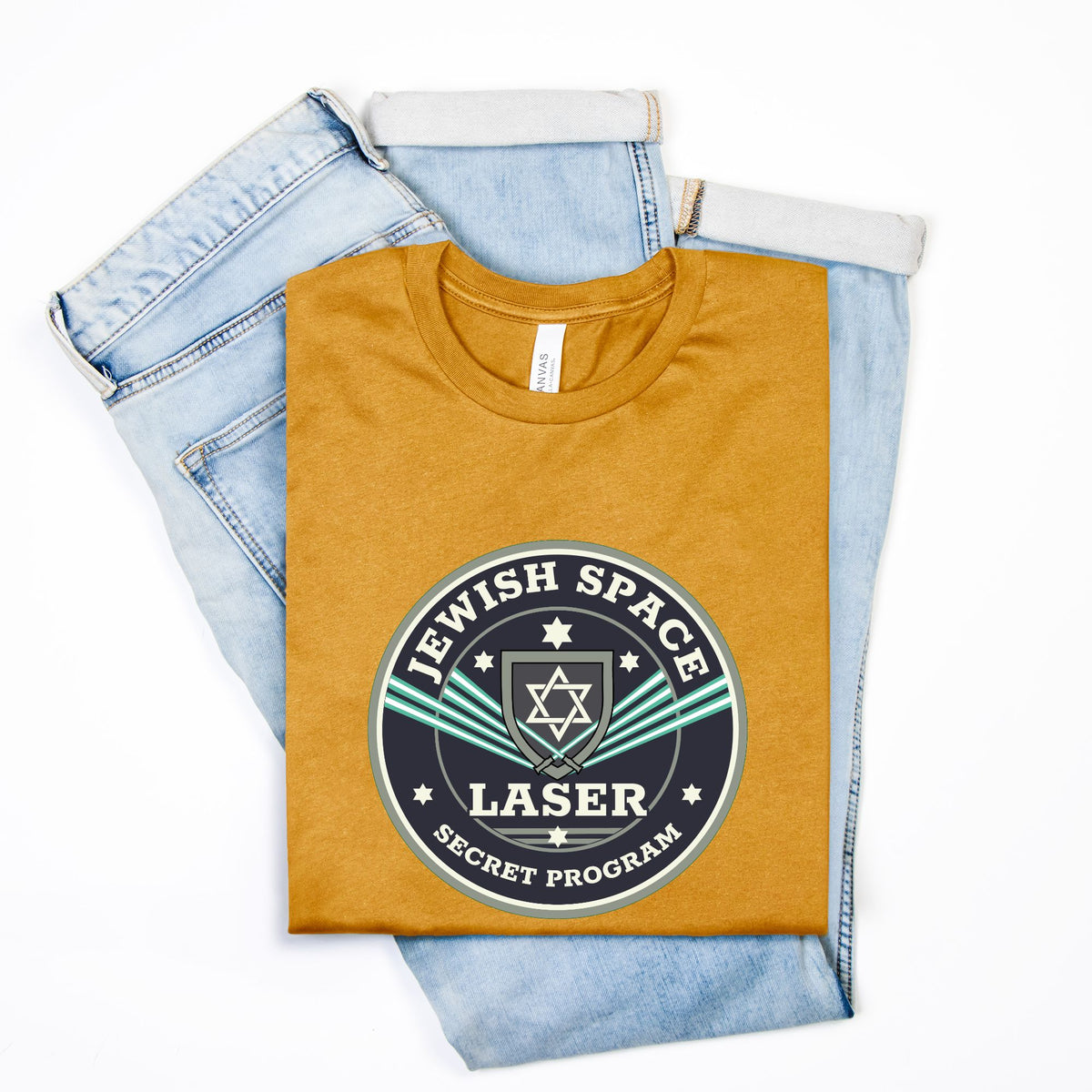 Jewish Space Laser - The Original Secret Program T-Shirt | 🪬 Nova Nostalgia Original Design