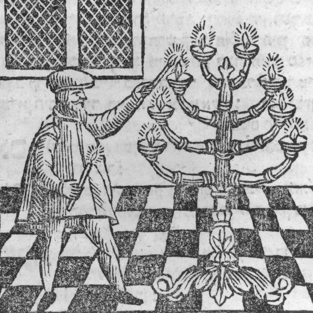 Illustration of Sefer Minhagim 'Hanukkah', circa 1728