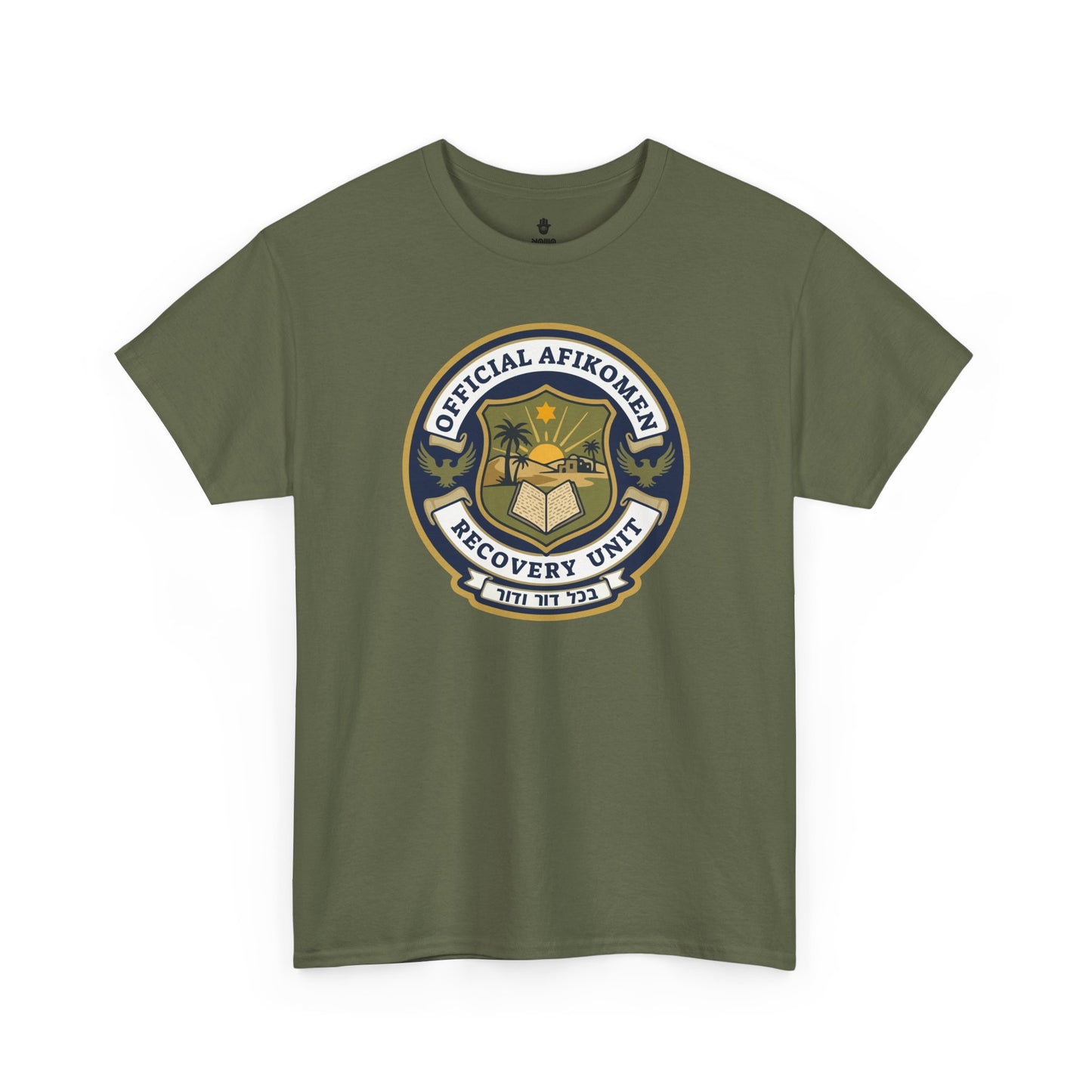 T-Shirt — Official Afikoman Recovery Unit™ Adult T-Shirt" Pesach Passover Seder Tee | Nova Nostalgia Original Design