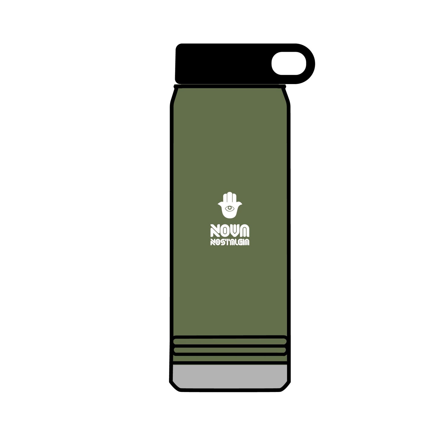 Water Bottle, 32oz - "Zionism is Anti-Colonialism" Flower Design (personalization available!)