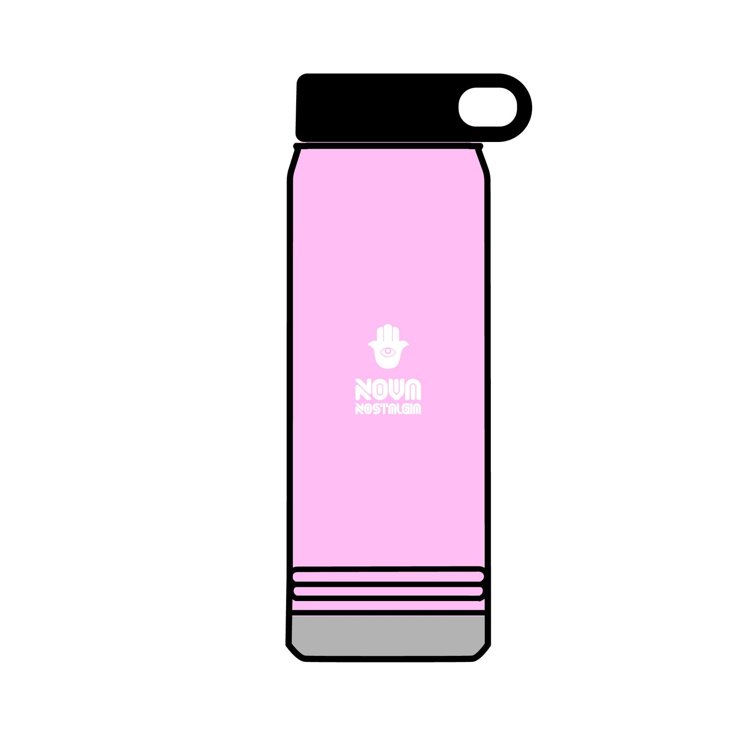 Water Bottle, 32oz - "Zionism is Anti-Colonialism" Flower Design (personalization available!)