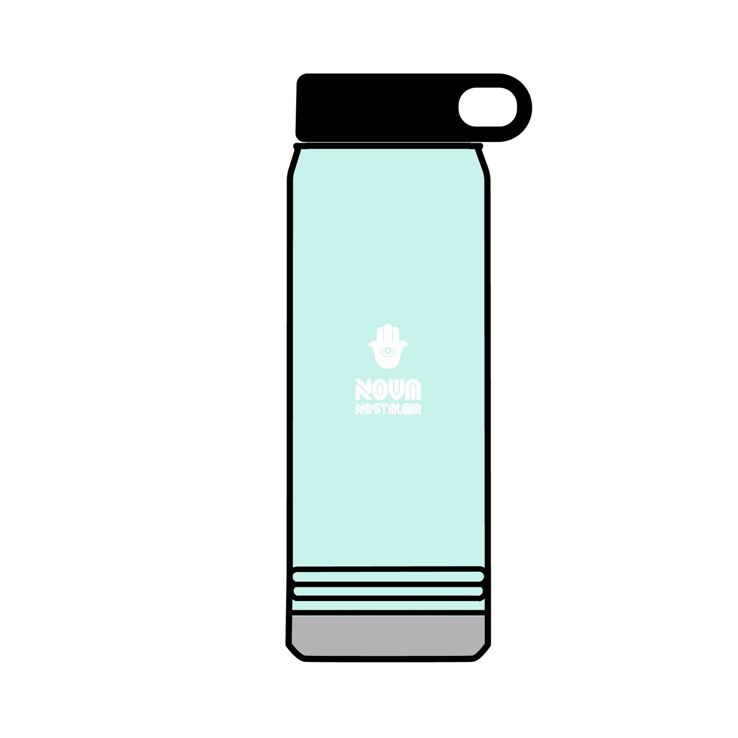 Water Bottle, 32oz - "Zionism is Anti-Colonialism" Flower Design (personalization available!)