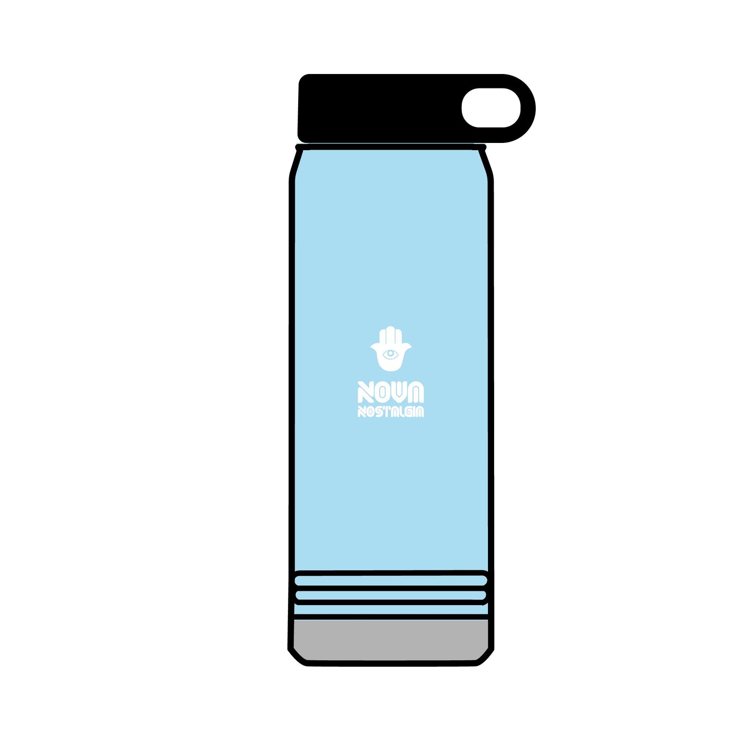 Water Bottle, 32oz - "Zionism is Anti-Colonialism" Flower Design (personalization available!)