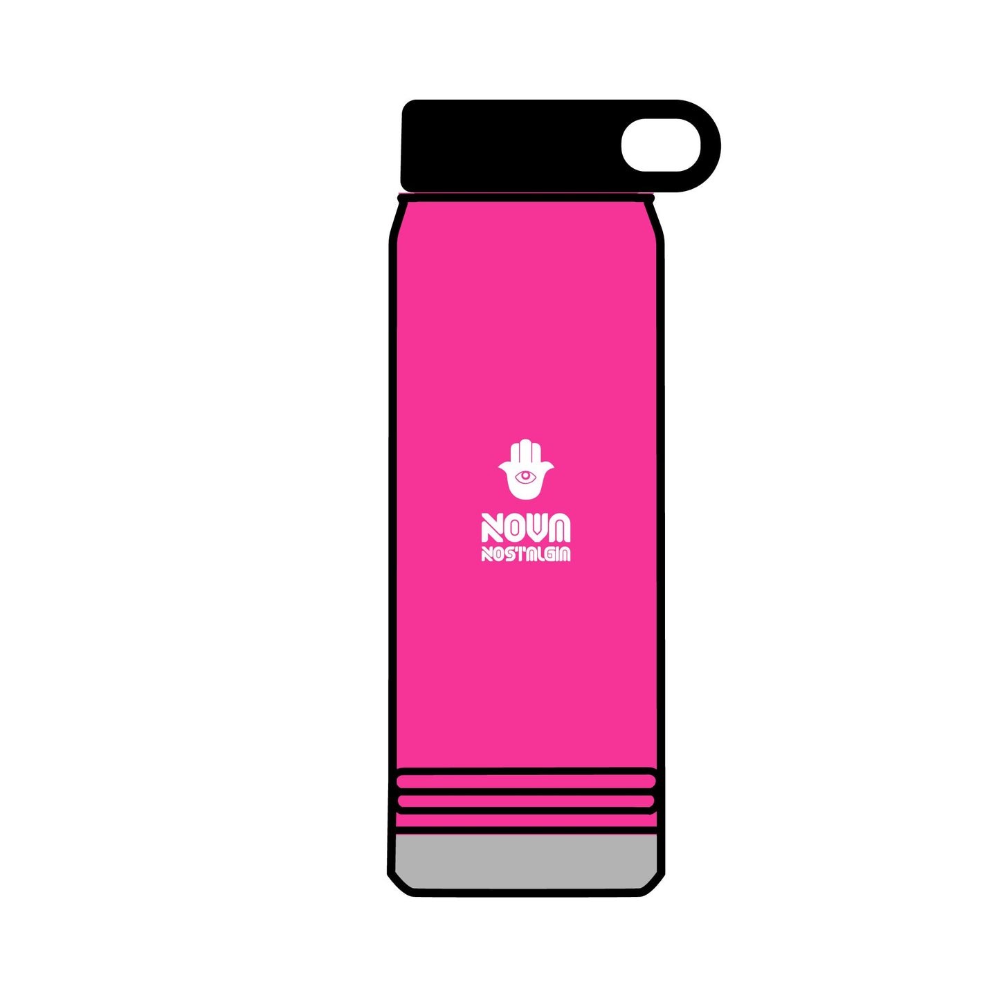 Water Bottle, 32oz - "Zionism is Anti-Colonialism" Flower Design (personalization available!)